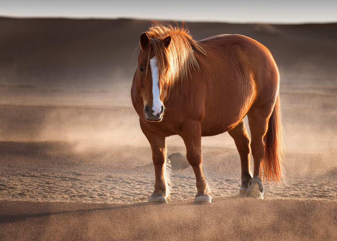 Horse affected by equine metabolic syndrome and laminitis
