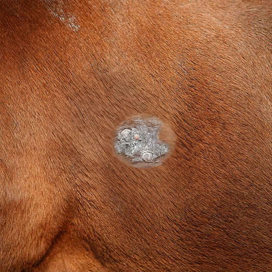 Horse with sarcoid support