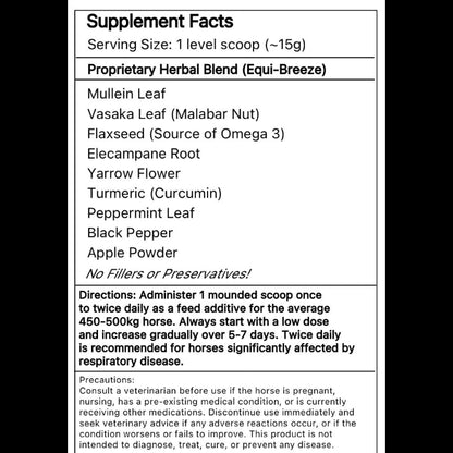 Equi-Breeze | Equine Respiratory Supplement